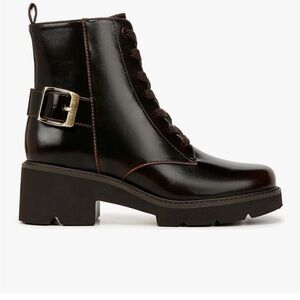 Black Leather Ankle Boots